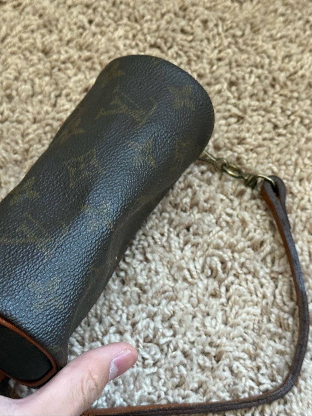 Louis Vuitton Monogram Papillon 30 Vintage Handbag w Pouch Brown Canvas - Picture 10 of 11